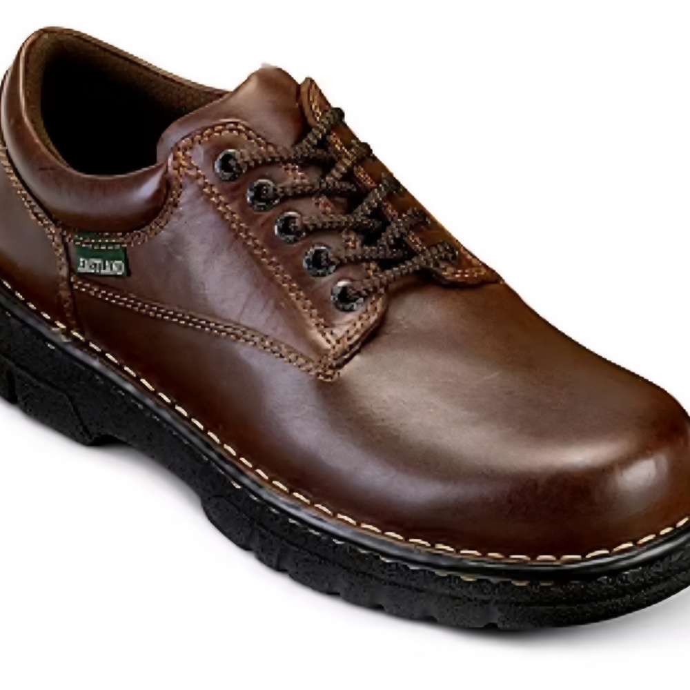 EASTLAND Mens 11 D M Eur 45 Plainview Brown Leather Comfort Casual Oxfords NIB